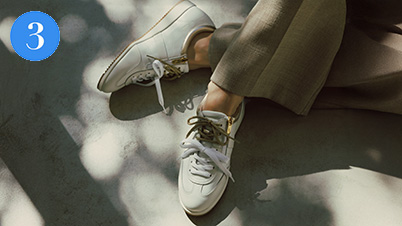 濡れてもグリップが効きやすいオリジナルソール