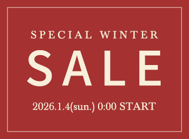 Announcement of "SPECIAL WINTER SALE"