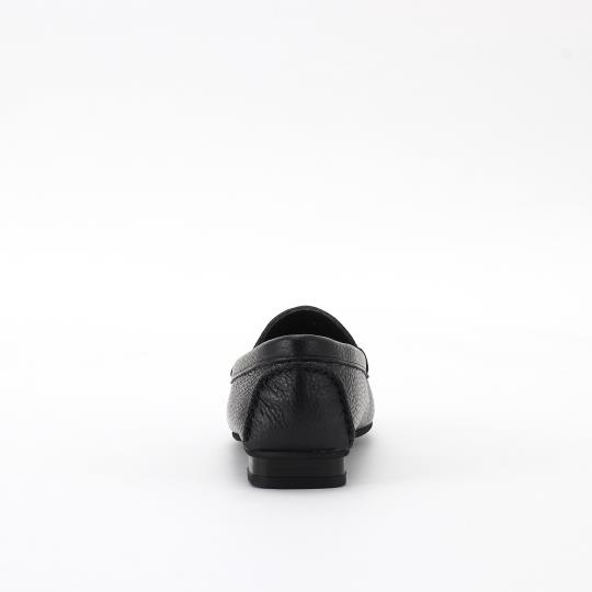【美品】銀座かねまつ　本革　23.5 ドライビングシューズ　　黒　タッセル SHOES CONCIERGE