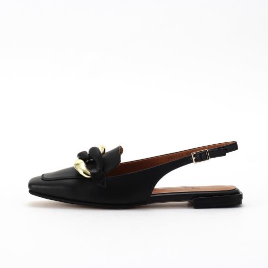 [Ginza Kanematsu] ヒールアップビッグチェーンローファー Ginza Kanematsu] ヒールアップビッグチェーンローファー（SHOES
