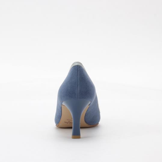 美品★ルニーク　ギャザーパンプス23.5cm アンヘル アラルコン ANGEL ALARCON ポインテッドトウギャザー