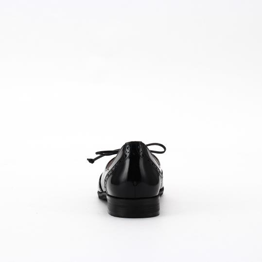 【黒猫358】銀座かねまつ　ブラックフラットシューズ【新品】 ネコモチーフフラットシューズ （ブラック） -YOSUKE U