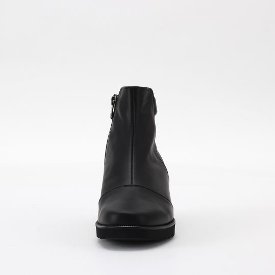 ゴアテックス防水銀座カネマツブラックショートブーツ21.5cmシンデレラサイズ SHOES CONCIERGE
