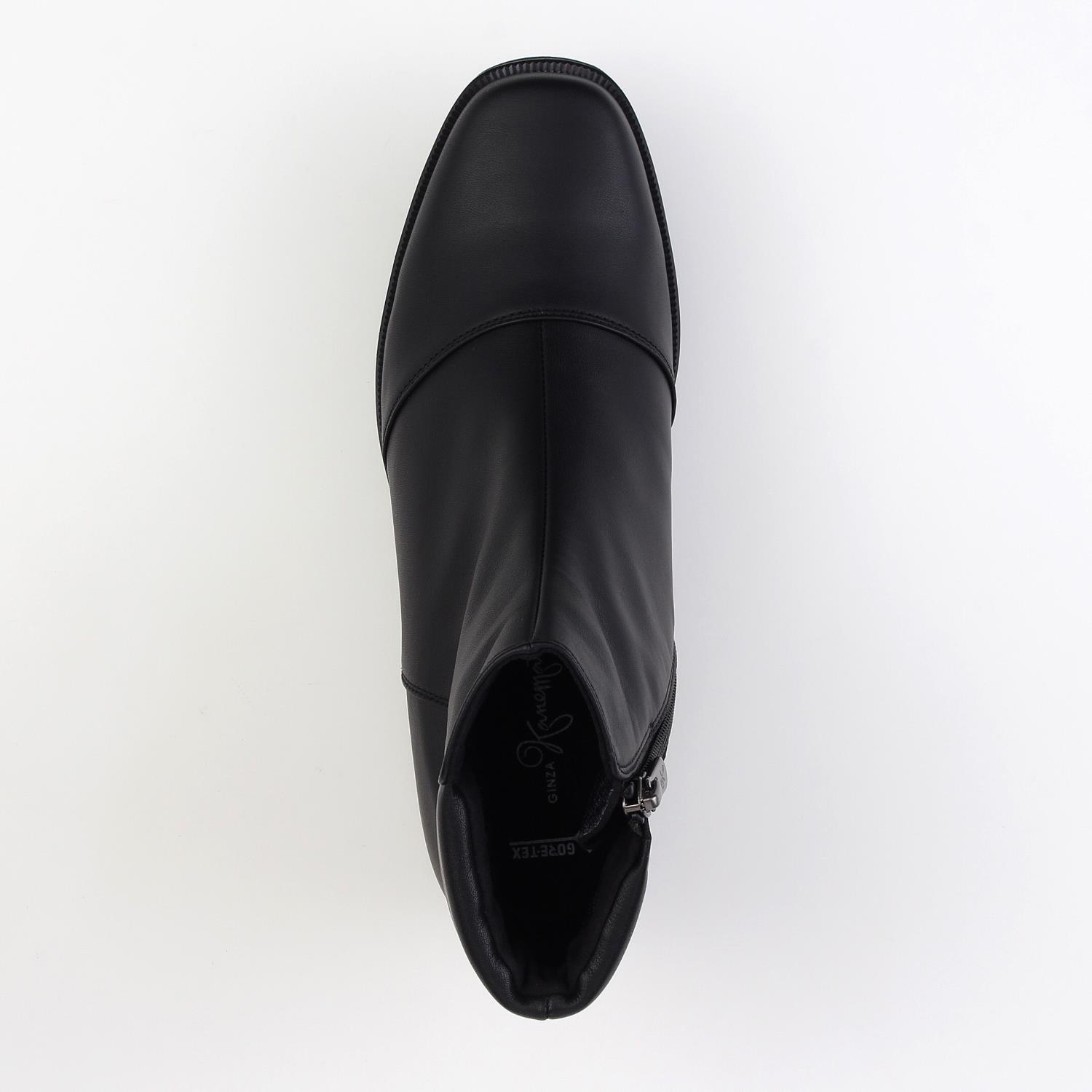 ゴアテックス防水銀座カネマツブラックショートブーツ21.5cmシンデレラサイズ SHOES CONCIERGE
