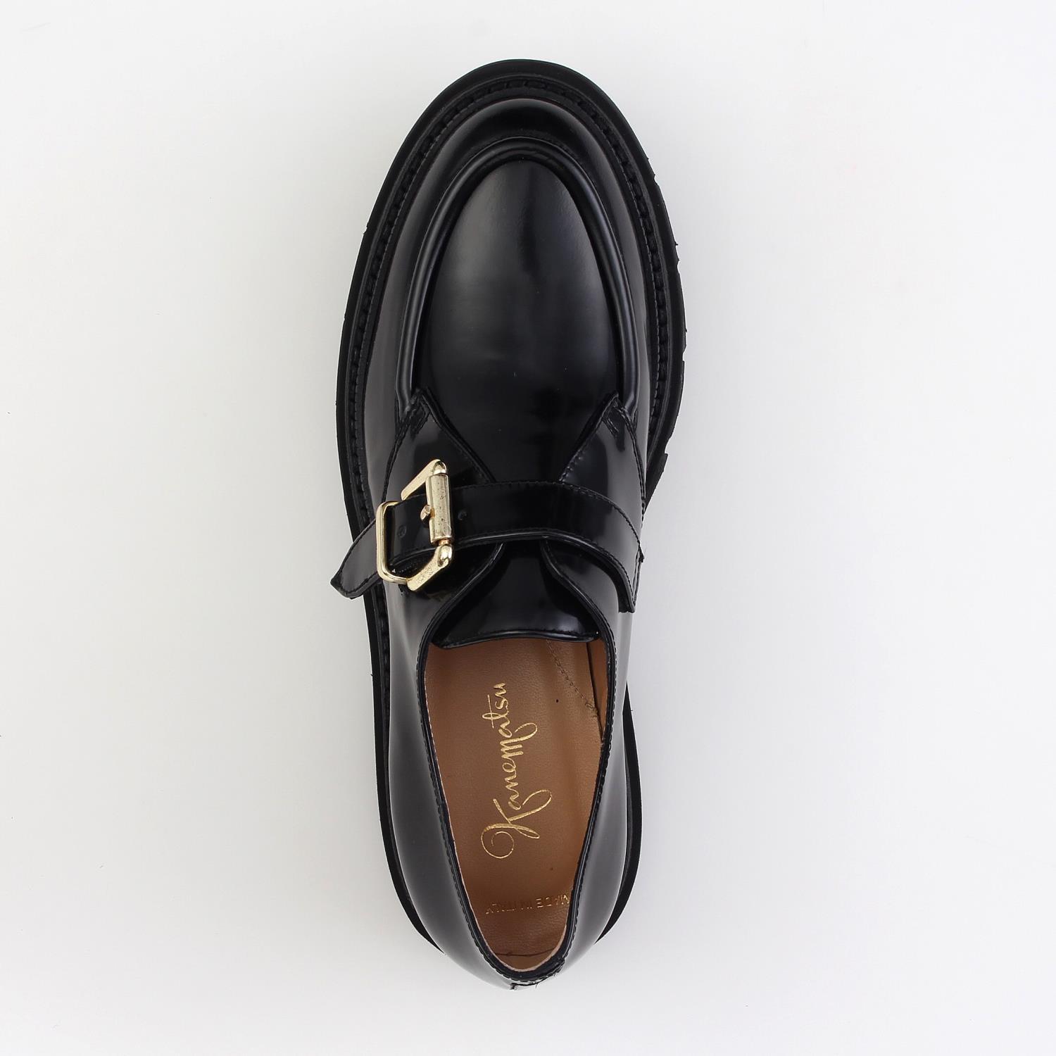 未使用/COACH/フラットシューズ/箱入/ブラックレザー/FG2944 未使用/COACH/フラットシューズ/箱入/ブラックレザー/FG2944