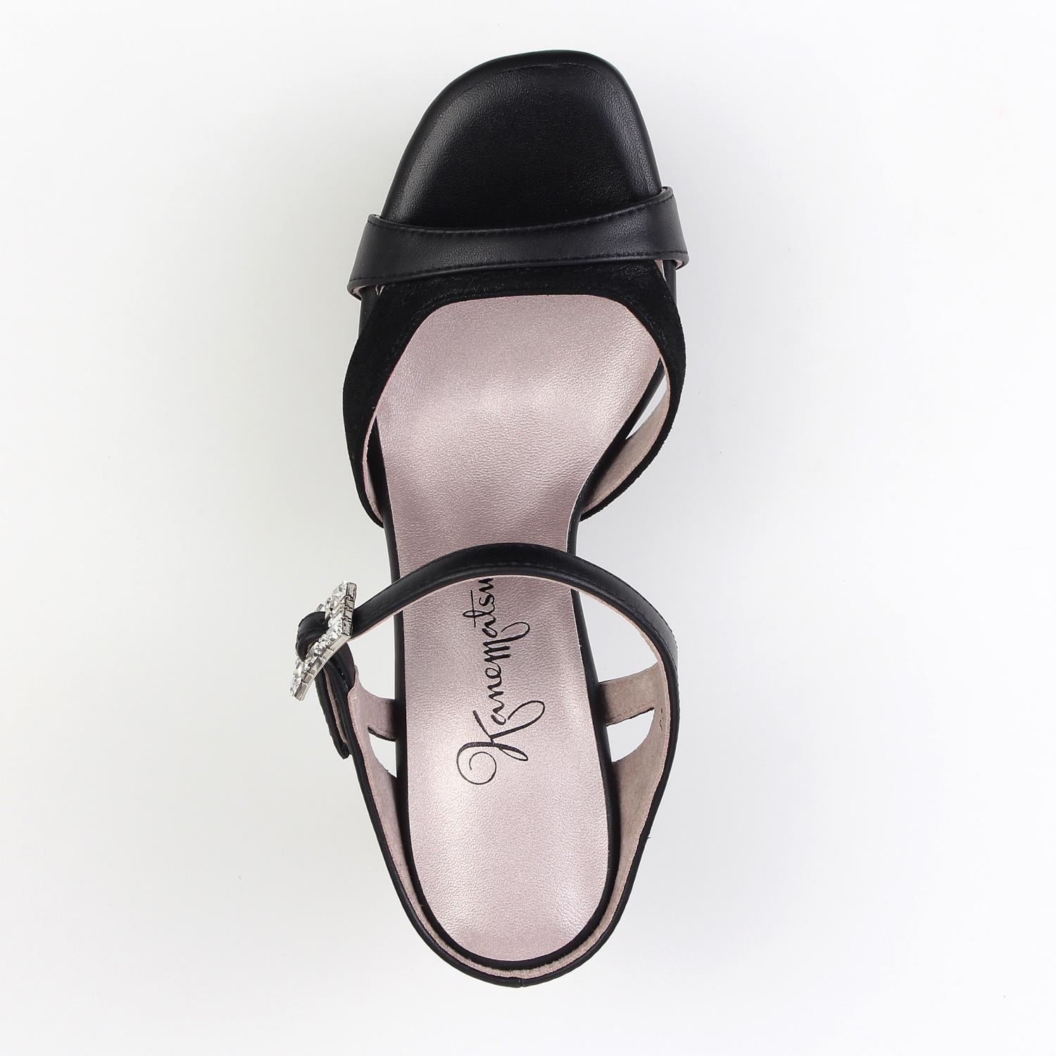 サンダル・ミュール MoMA SS25 Heeled shoes (39503 COGNAC) Reesie Wedge Sandals In Suede - Cognac Brown | NYDJ