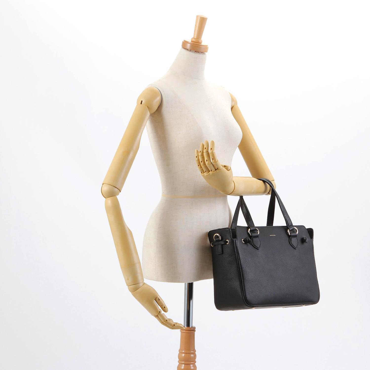 若草のシャルロット　おしゃれバッグ NOIR | 7/4 NEW ARRIVAL ⌘ black nylon hand bag ⌘ SOLD ⌘ 黒
